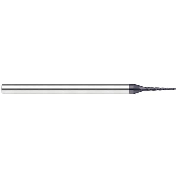 Miniature End Mill - Tapered - Square 0.0930" (3/32) Cutter DIA x 0.9300" Length of Cut